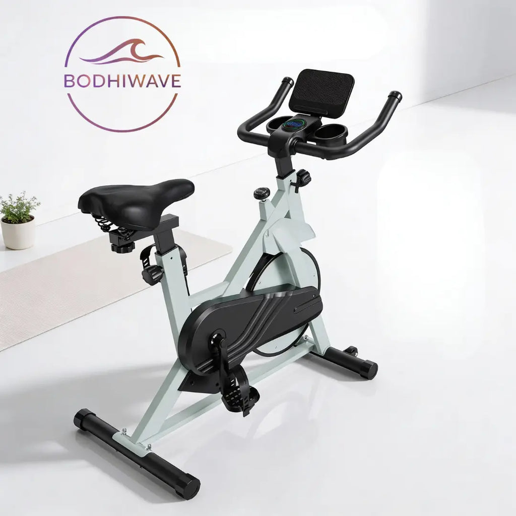 Exercise Bike with Electronic Magnetic Resistance – Quiet Indoor Home Bike | Bodhiwave